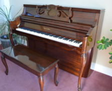 Charles R Walter console piano. STUNNING!